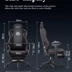 Computer Chair For Office And Home Adjustable Ergonomics Lift Stool Furniture Suitable For Rotation Space Capsule Comfortable 6