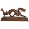 Red Copper Dragon Decoration Home Decorations Living Room Office Copper Crafts Decoration 1