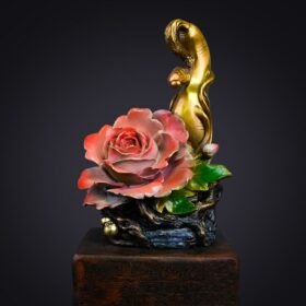 Copper Flower Blooming Rich Decoration Creative Crafts Living Room Entrance and Wine Cabinet Home Ornament Decoration 1