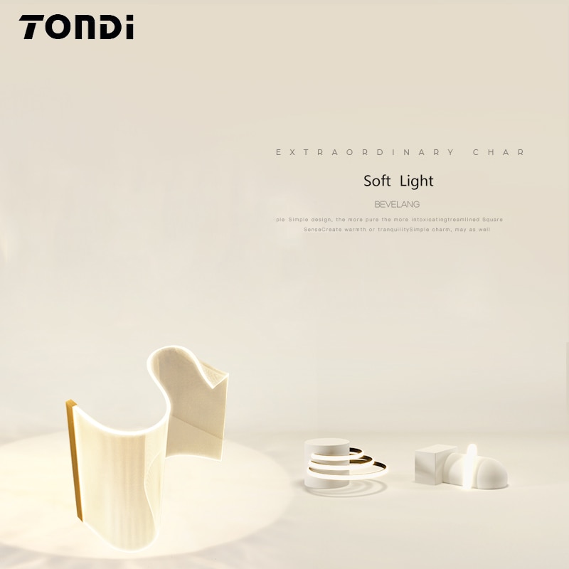 TONDI Nordic Designer LED Acrylic Light Guide Floor Lamp Creative Living Room Home Decoration Bedroom Art Deco Lamps 1