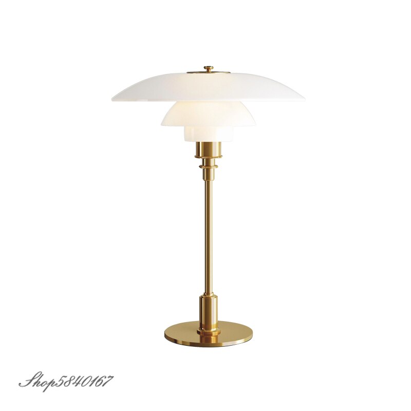 Brass Table Lamp Modern Luxury Beside Lamp Living Room Home Decor Bedroom Lamps Chrome Black Gold Base Metal Lamp Table 6