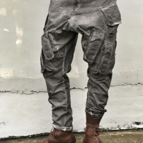 PFNW Darkwear Autumn Winter New Casual Tide Men's Multi Pocket Pants 3D Worn Chic Fashion Niche Design Style Overalls 12A5211 1