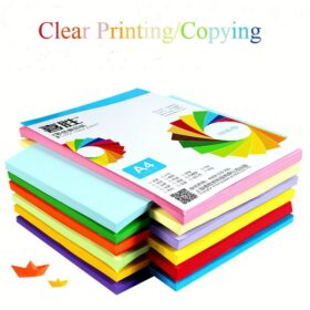 100pcs A4 Colour Office Printing Copy Preferred Paper Base Dust-free Particles Print Card-free Machine Wide Scope of Application 1