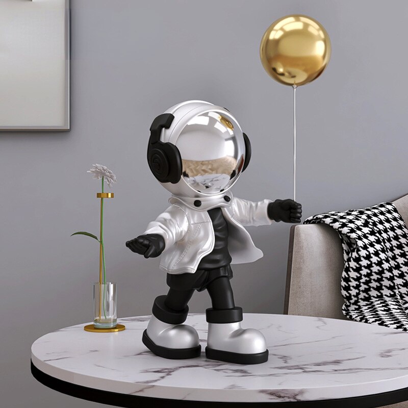 Nordic Home Decor Statues Cartoon Office Astronaut Figurines Living Room Decorative Sculptures Modern Desk Art Gifts 1
