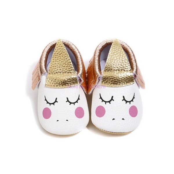 DHL 100pair Fringe Baby Shoes Newborn Infant Girls Prewalker Tassels Cartoon Leather Toddler First Walkers 1