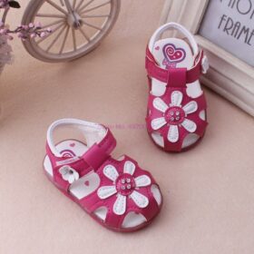 DHL 50pair LED light shoes 0-3 years old baby girls sandals beautiful flower glowing children shoes soft bottom Sandals 3