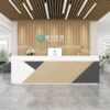 Nordic Company Reception Desks Clothing Store Small Bar Table Modern Beauty Salon Cashier Table Homestay Hotel Reception Counter 1