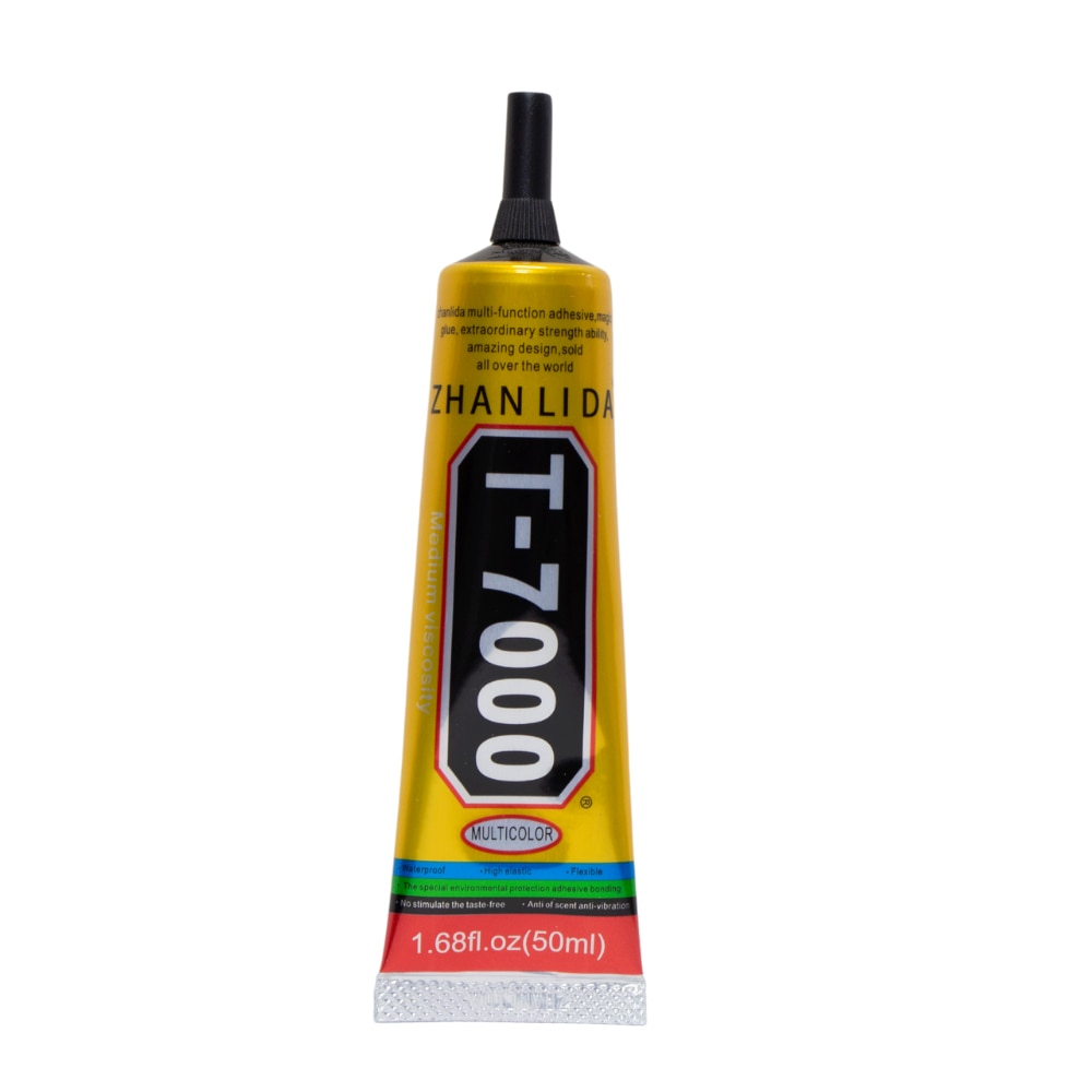 30PCSZhanlida T7000 50ML Black Contact Cellphone Tablet Repair Adhesive Electronic Components Glue With Precision Applicator Tip 4