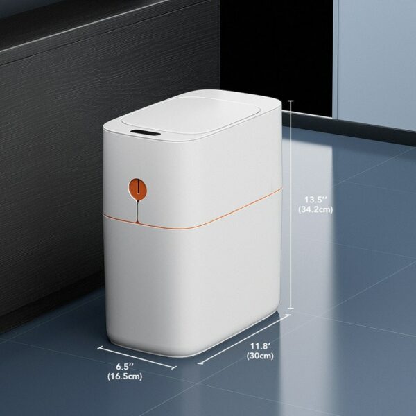 JOYBOS Induction Trash Can Smart Sensor Garbage Bin Automatic Packing 13L Kitchen Bathroom Waterproof Large Privacy Trash Bin 6