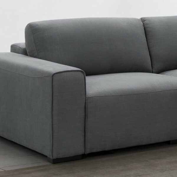 Living Room Home Office Furniture Set L Shape Linen Upholstery Fabric Sofa 32"H x 121"W x 121"D 5