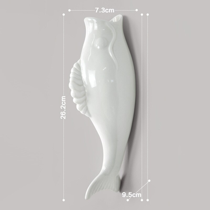 Bedroom Vase Three-dimensional Fish Simple Modern Creative Wall Wall Decoration Wall Hanging Living Room Office Wall Decoration 5