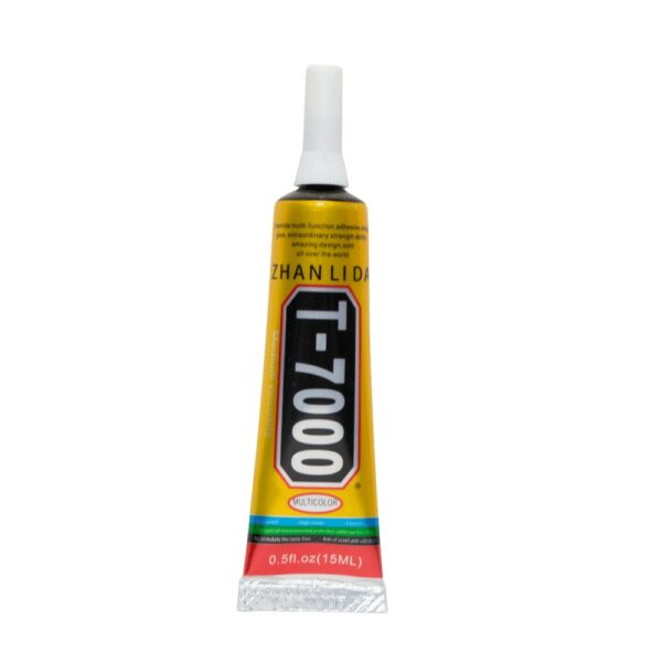 100PCS Zhanlida T7000 15ML Black Contact Cellphone Tablet Repair Adhesive Components Glue With Precision Applicator Tip 4