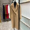 Correct Version Classic Profile Horn Button Double Breasted Cashmere Coat Female Woolen Wool Coat Female winter coats for women 1