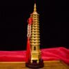 Pure copper Wenchang tower decorations all copper thirteen layer brass Wenchang tower desk office home decoration decorations 1