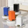 10L Pedal Type Stainless Steel Trash Can Waste Bins for Kitchen Bathroom Toilet Living Room Garbage Storage Bin Rubbish Bucket 1