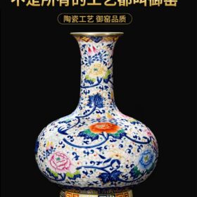Hand Painted Antique Vase Jingdezhen Ceramic Bottle Decoration Living Room Blue and White Porcelain Chinese Porcelain 2
