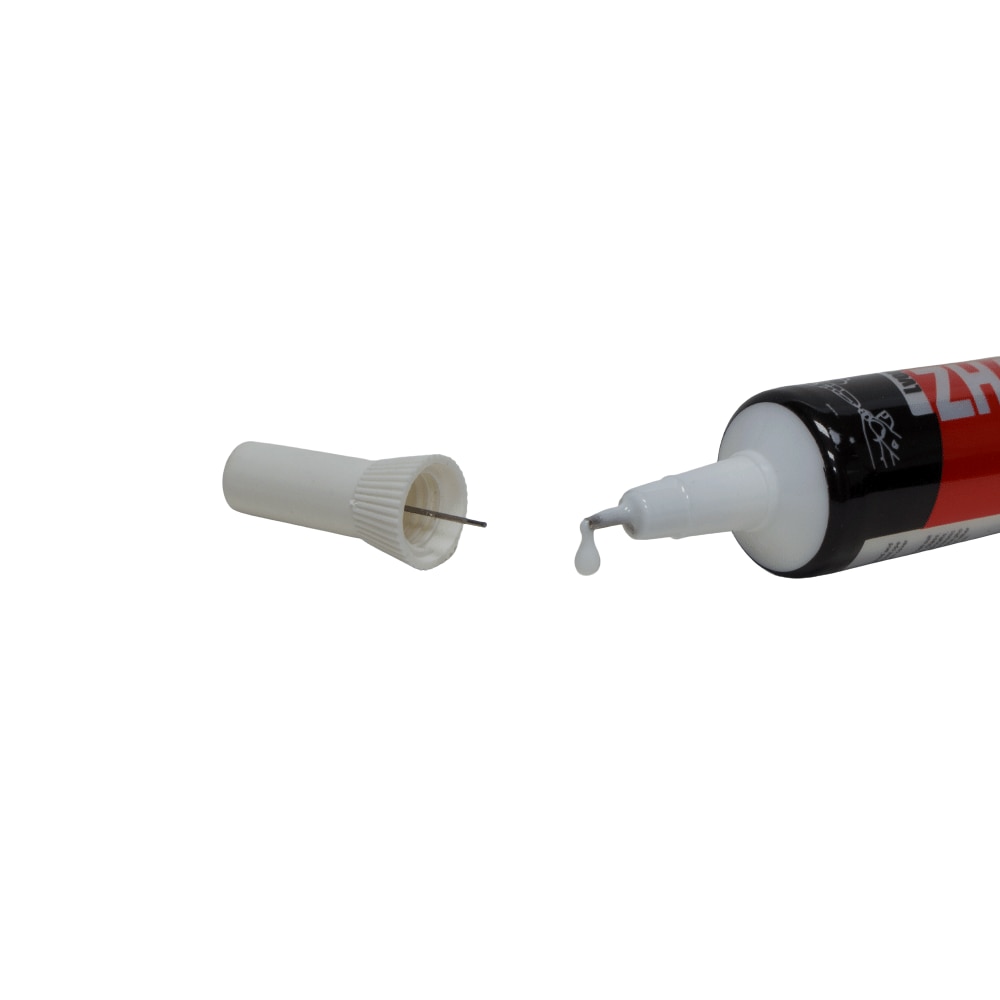 100PCS Zhanlida S Medium Settings 15ML Ivory Contact Adhesive Universal Repair Glue With Precision Applicator Tip 3