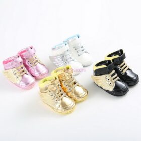 DHL 100pair First Walkers Infant Baby Girls Boys Pram Crib Shoes Soft Sole Newborn Baby Boys Shoes Sneakers First walkers 3