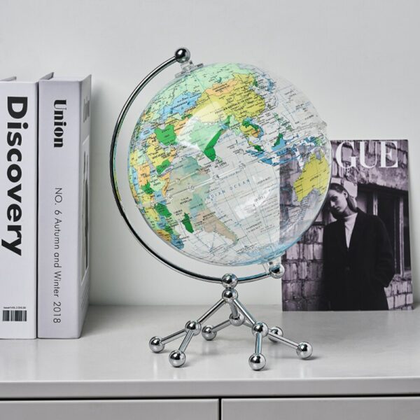 Office Decor Accessories Home Decor World Globe Figurines for Interior Globe Geography Kids Education Birthday Gifts for Kids 2