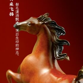 All Copper Horse Ornament Living Room Office Decorations Win Instant Success Study Art Opening Gift 5