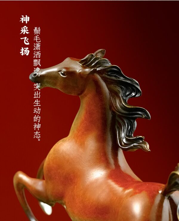 All Copper Horse Ornament Living Room Office Decorations Win Instant Success Study Art Opening Gift 5