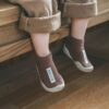 DHL 50pair Kids Anti-slip Floor Socks Baby Toddler Shoes Socks Firstwalker Rubber Sole Baby Socks Shoes Cotton 1