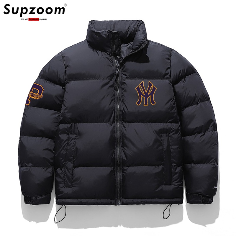 Supzoom New Arrival Brand Clothing Casual Zipper Top Fashion Male And Female Keep Warm Winter Patchwork Men Coat Down Jacket 4