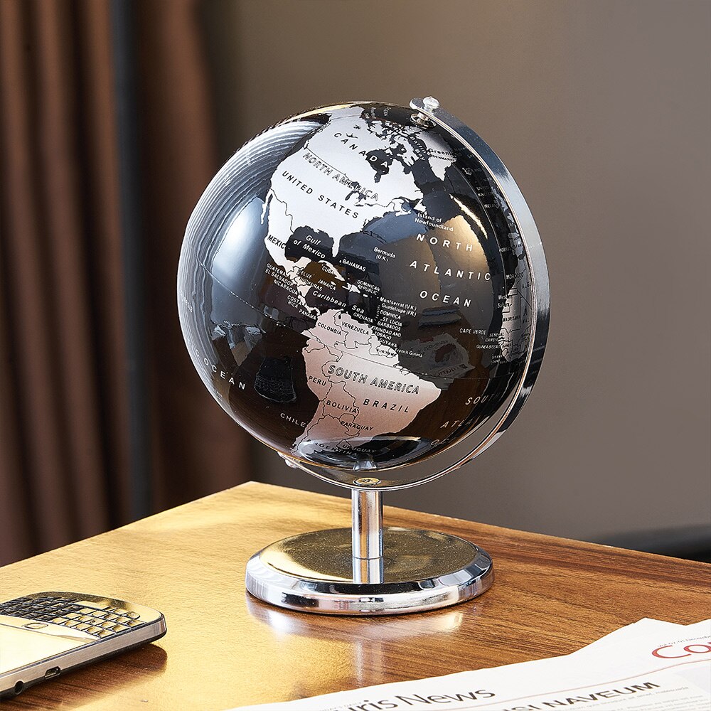 home world map office desk Christmas decoration accessories christmas decor gift world ball small globe earth Ornaments student 3