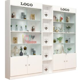 Customized Glass Cabinet with Lock Training Class Gift Display Cabinet Sample Showcase Jewelry Showcase Desk Bookshelf 4