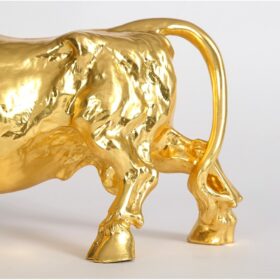 Copper Lucky Taurus Decoration Home Decoration Living Room Entrance Office Opening Gift Decoration 5