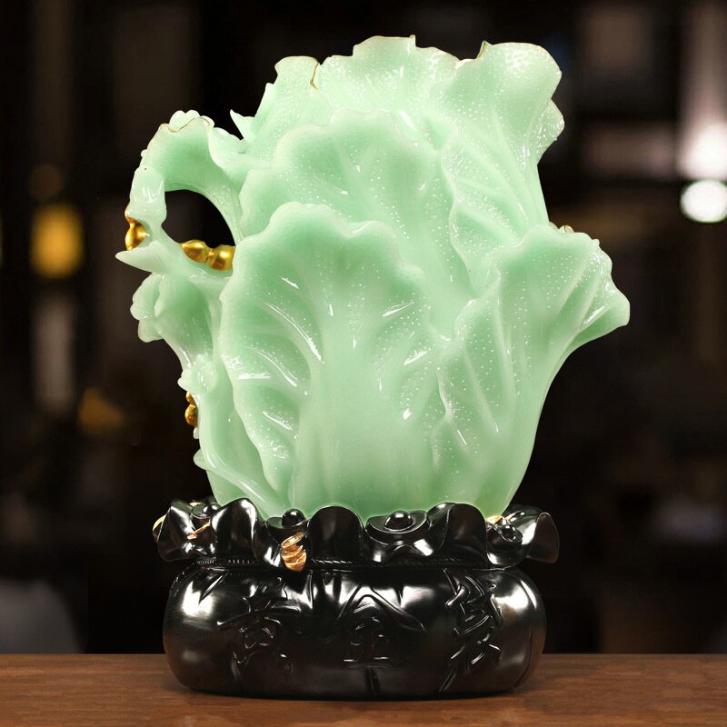 Chinese style treasure, cabbage decoration, office, living room, wine cabinet, home decoration, shop opening gifts 3