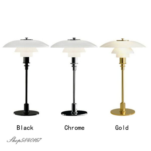 Brass Table Lamp Modern Luxury Beside Lamp Living Room Home Decor Bedroom Lamps Chrome Black Gold Base Metal Lamp Table 3