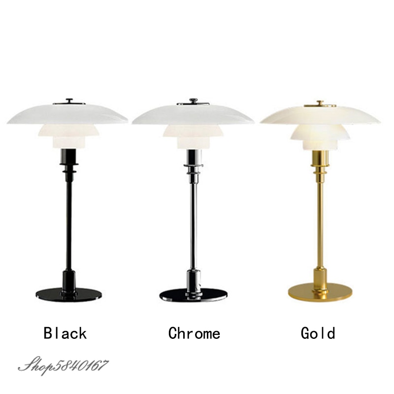 Brass Table Lamp Modern Luxury Beside Lamp Living Room Home Decor Bedroom Lamps Chrome Black Gold Base Metal Lamp Table 3