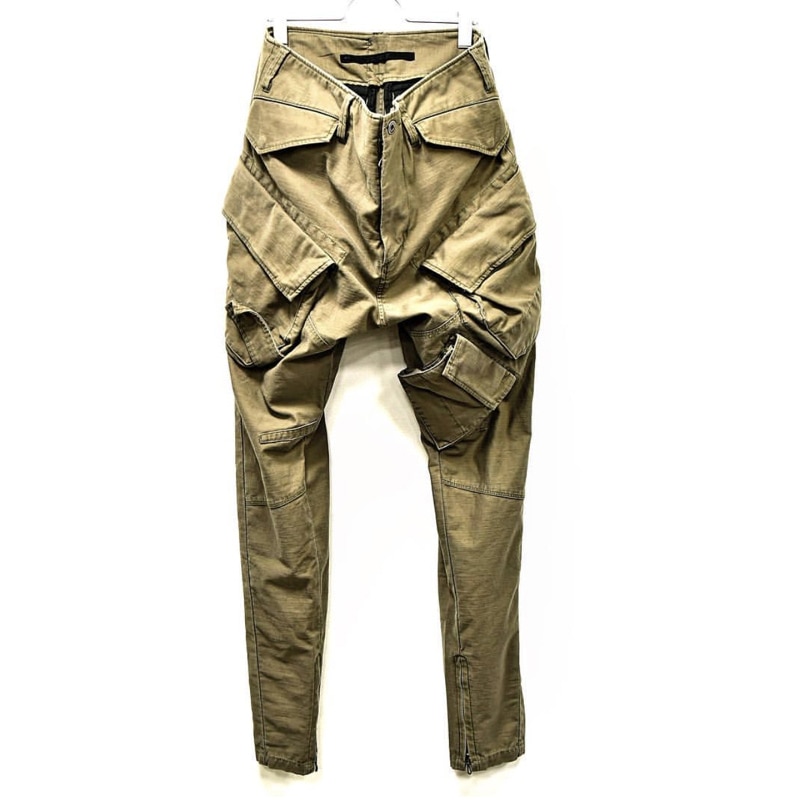 PFNW Niche Design Original Darkwear Three-dimensional Pocket Slim Cargo Pants Casual Tide Chic Men's Fashion Vintage 12A5055 6