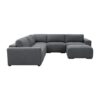 Living Room Home Office Furniture Set L Shape Linen Upholstery Fabric Sofa 32"H x 121"W x 121"D 1