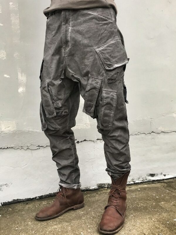 PFNW Darkwear Autumn Winter New Casual Tide Men's Multi Pocket Pants 3D Worn Chic Fashion Niche Design Style Overalls 12A5211 3
