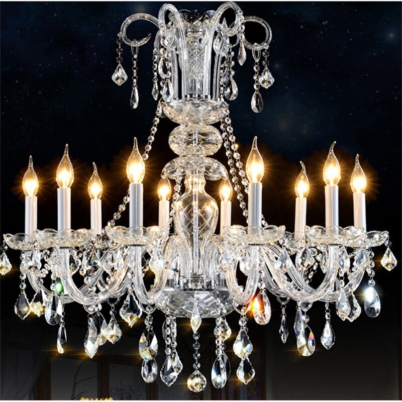 OUTELA European Style Chandelier Lamps LED Candle Pendant Hanging Light Luxury Fixtures for Home Decor Villa Hall 2