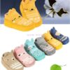 DHL 200pair baby Cartoon Anti-Slip Socks First Walkers soft bottom non-slip cotton toddler shoes 1