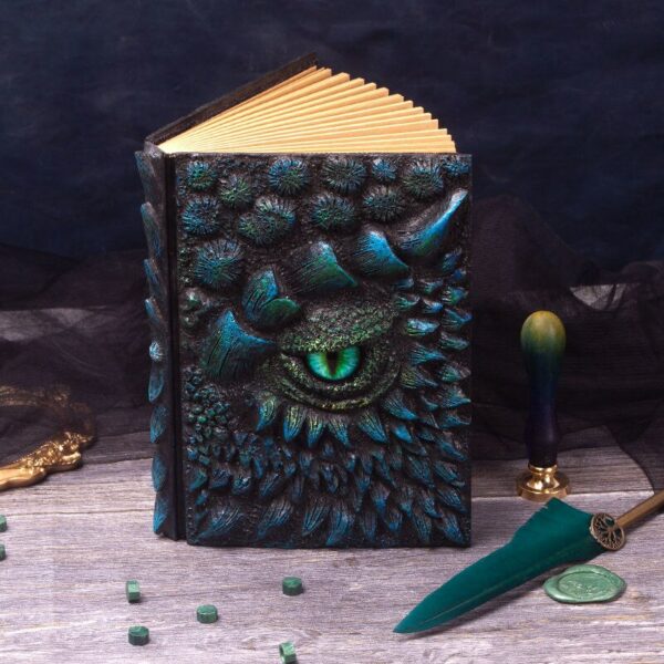A5 Evil Dragon Retro 3D Three-dimensional Relief Notebook Business Meeting Student DIY Painting Hand Account Stationery Gift 2