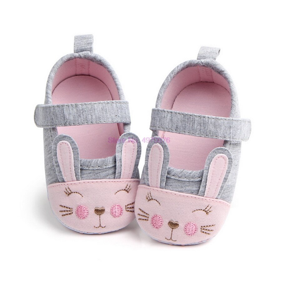 DHL 100pair Newborn Baby Girl Shoes Spring Cartoon Rabbit Cotton Baby Shoes First Walkers Comfort Casual Baby Girl Shoes 1