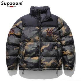 Supzoom New Arrival Brand Clothing Casual Zipper Top Fashion Male And Female Keep Warm Winter Patchwork Men Coat Down Jacket 2