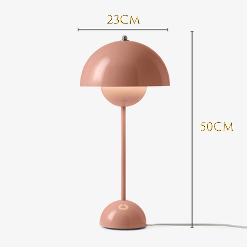 Best selling modern minimalist bedroom table lamp flowerpot table lamp E27 reading bedside table lamp home decorative lighting 6
