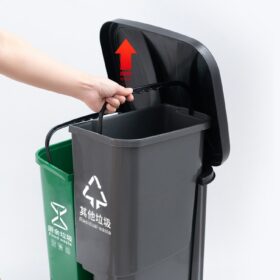 Garbage Sorting Trash Bin Home Use and Commercial Use Hotel School 2-in-1 for Public Occasions 100 Liters 60L 6