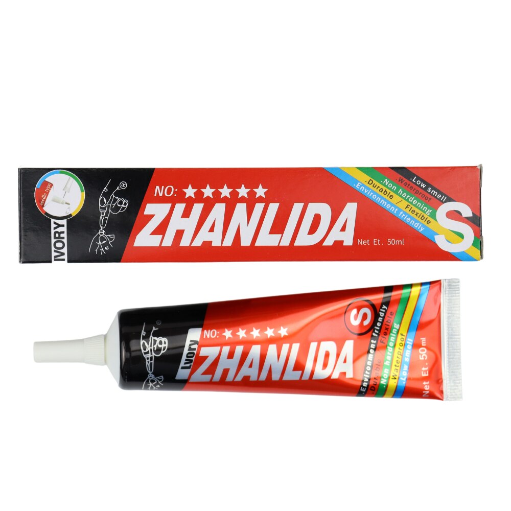 30PCS Zhanlida S Medium Settings 50ML Ivory Contact Adhesive Universal Repair Glue With Precision Applicator Tip 6