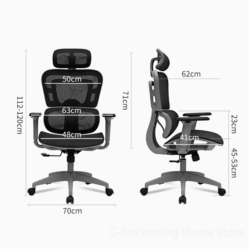 Ergonomic Chair Computer Chair Comfortable Office Chairs Sedentary Waist Support Office Chair Gaming Chair Lift Swivel Chair 6