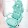 Gamer chair white girl comfortable Gaming Chair Pink Girl Computer Chair Student learning Home Anchor Live Game Chairs bedroom 1