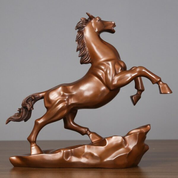 MOZART Copper Horse Ornament Craft Living Room Office Home Decoration Opening Gift Chinese Traditional Style Antiques Fine Art 5