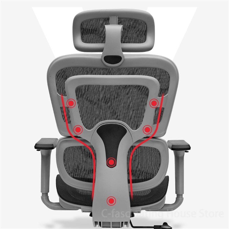 Ergonomic Chair Computer Chair Comfortable Office Chairs Sedentary Waist Support Office Chair Gaming Chair Lift Swivel Chair 5