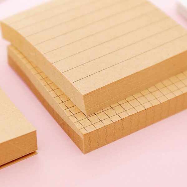 6 Pcs Creative Blank Horizontal Line Memo Pad Student Message Memo Pose Pasted Memo Paper N Times School Office Stationery 3
