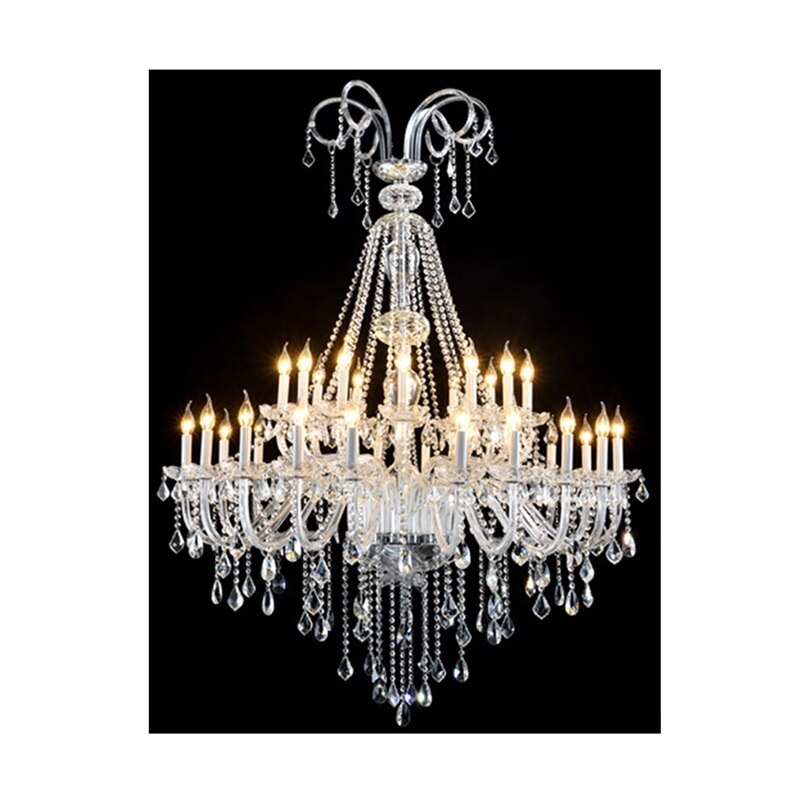OUTELA European Style Chandelier Lamps LED Candle Pendant Hanging Light Luxury Fixtures for Home Decor Villa Hall 5